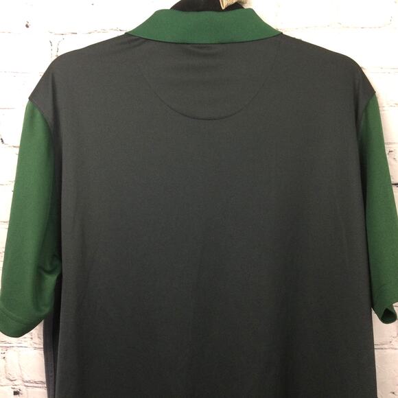 NFL Onfield Apparel Jets Nike Dri-Fit Men's Preppy Collared Golf Polo Gray L - Picture 4 of 11